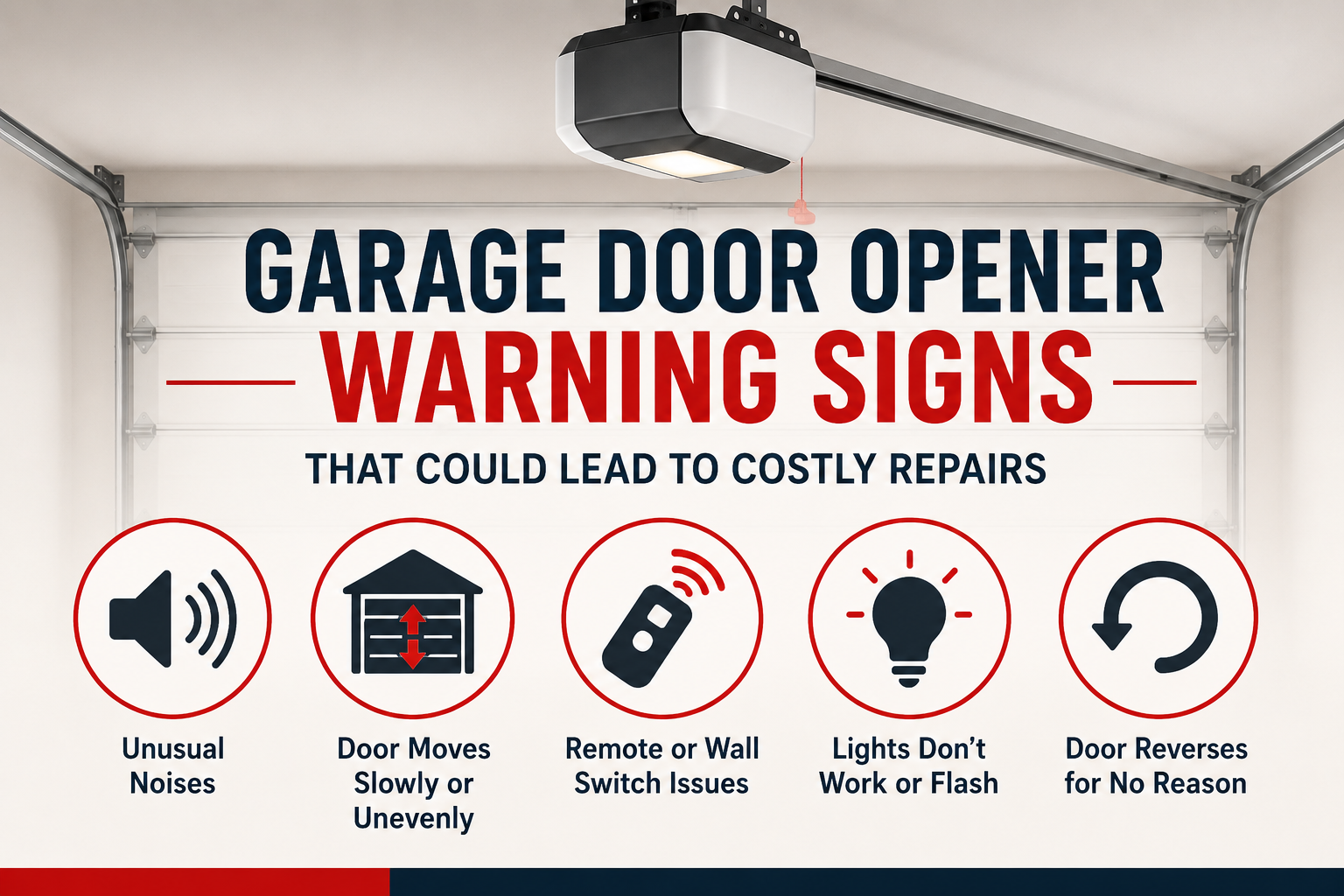 Garage Door Opener Warning Signs
