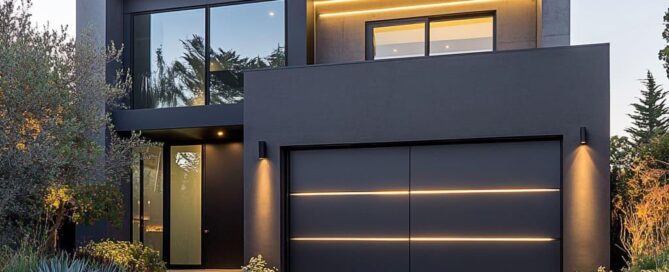 Modern Steel Garage Door
